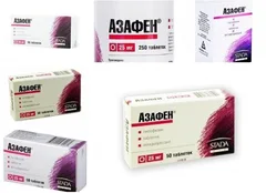 АЗАФЕН таб 25мг х50 Hemofarm