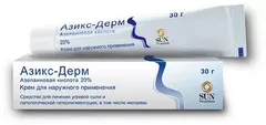 АЗИКС-ДЕРМ крем 20% 30г Индия Ranbaxy Lab