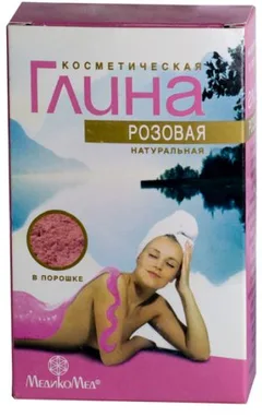 ГЛИНА КОСМЕТИЧЕСКАЯ РОЗОВАЯ 100г Россия Вирсавия ООО