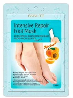 SKINLITE МАСКА-НОСКИ ДЛЯ НОГ ИНТЕНС-ВОССТАН абрикос Корея Adwin Korea Corporation