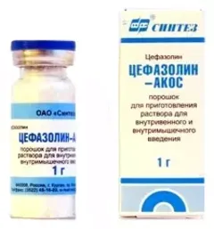 ЦЕФАЗОЛИН пор. д/ин. (фл) в/м 1г Индия Elfa Laboratories