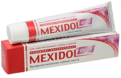 ЗУБНАЯ ПАСТА MEXIDOL DENT SENSITIVE туба 100г Россия Фармасофт